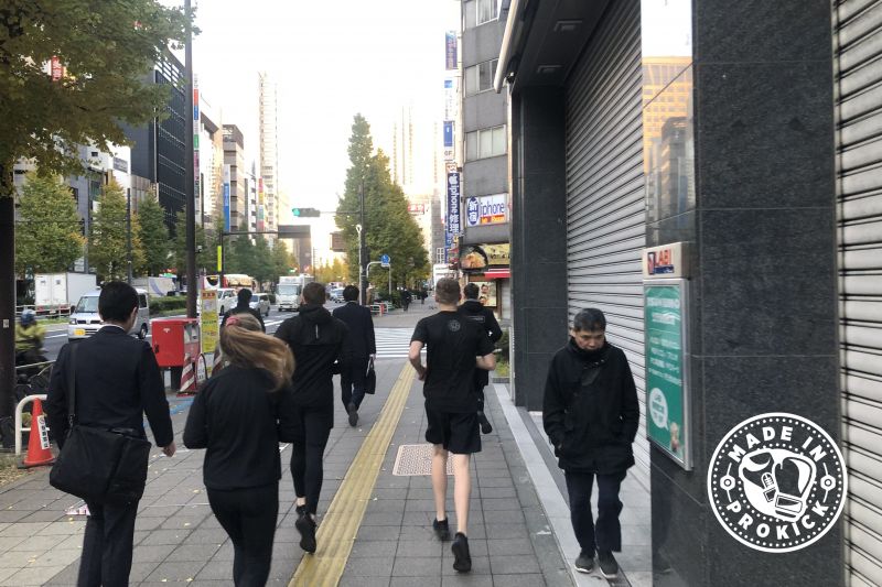 Running the streets of tokyo